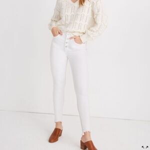 NWT Madewell high rise skinny jean with step hem, still in packaging, 33P